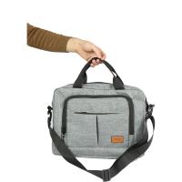 WOYS BAGS 15.6" Gri Evrak Bilgisayar Notebook Laptop Çantası 